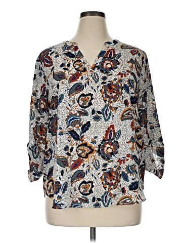 Maurices 3/4 Sleeve Blouse (view 1)