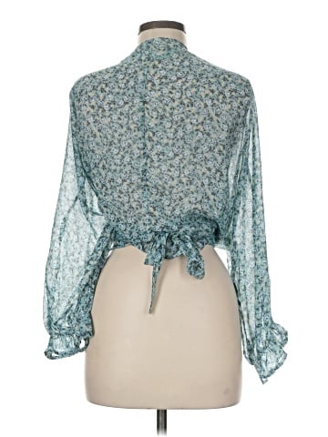 LC Lauren Conrad 3/4 Sleeve Blouse (view 2)