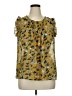 Fun2Fun 100% Polyester Yellow Sleeveless Blouse Size XL - photo 1