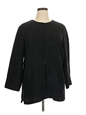 Eileen Fisher 3/4 Sleeve Silk Top (view 1)