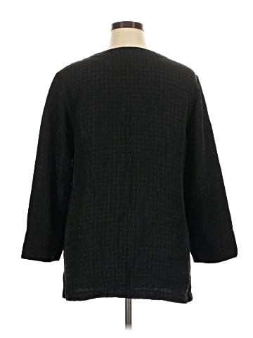 Eileen Fisher 3/4 Sleeve Silk Top (view 2)