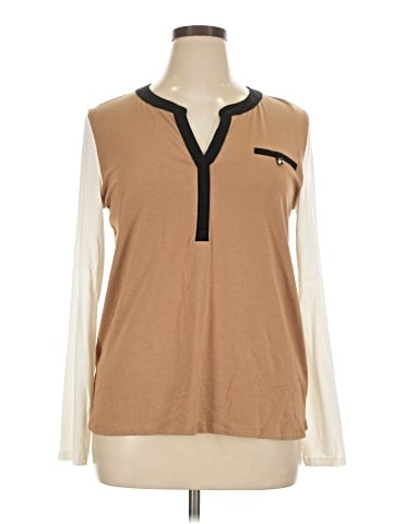 Jones New York Signature Long Sleeve Top (view 1)