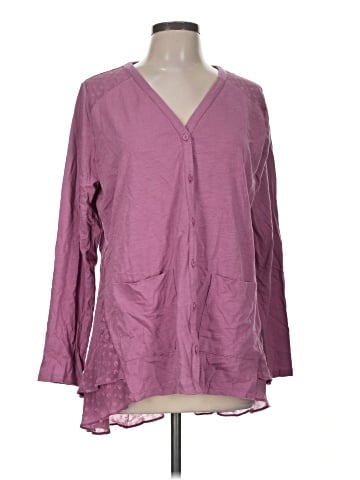 LOGO by Lori Goldstein Cardigan (view 1)