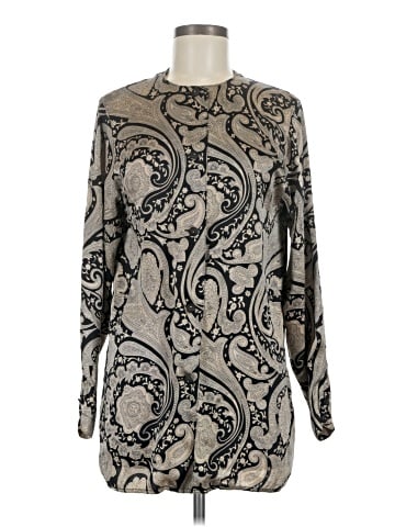 Max Mara Long Sleeve Silk Top (view 1)