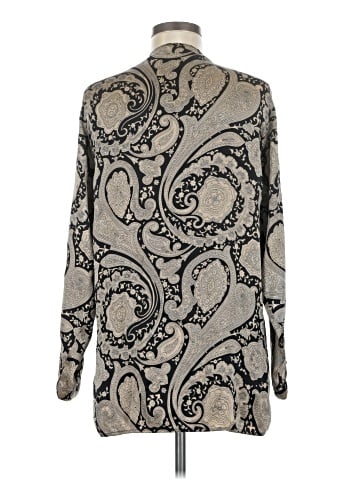 Max Mara Long Sleeve Silk Top (view 2)