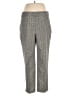Talbots Chevron-herringbone Gray Casual Pants Size 14 - photo 1