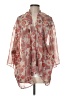 Francesca's 100% Polyester Red Kimono Size M - photo 1