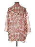 Francesca's 100% Polyester Red Kimono Size M - photo 2