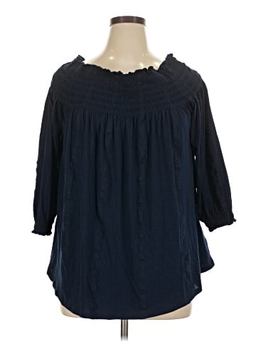 Lauren by Ralph Lauren 3/4 Sleeve Blouse (view 1)