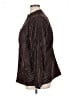 Cj Banks 100% Polyester Chevron-herringbone Brown Jacket Size 1X - photo 5