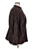 Cj Banks 100% Polyester Chevron-herringbone Brown Jacket Size 1X - photo 4