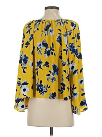 Elizabeth and James 3/4 Sleeve Blouse (view 2)