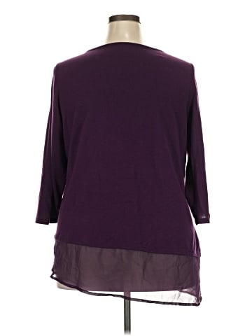 DressBarn 3/4 Sleeve T-Shirt (view 2)