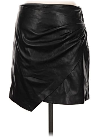 MNG Faux Leather Skirt (view 1)