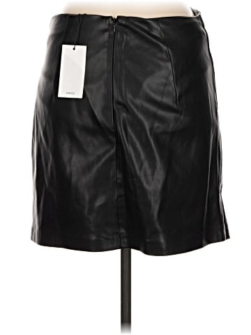 MNG Faux Leather Skirt (view 2)