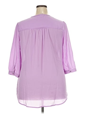 Woman Within 3/4 Sleeve Blouse (view 2)