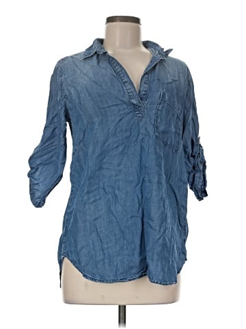 Cloth & Stone 3/4 Sleeve Button-Down Shirt (view 1)
