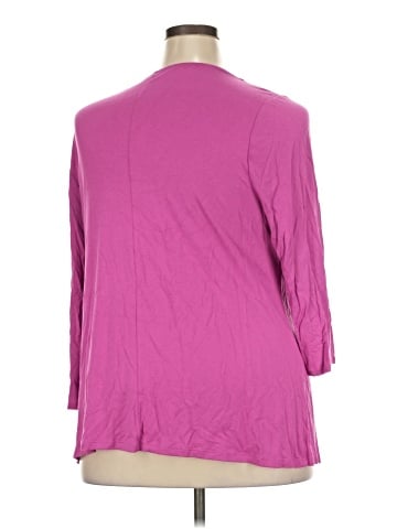 Lane Bryant 3/4 Sleeve T-Shirt (view 2)