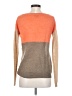 Splendid Color Block Orange Pullover Sweater Size XS - photo 2