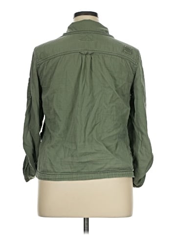 American Eagle Outfitters 3/4 Sleeve Button-Down Shirt (view 2)
