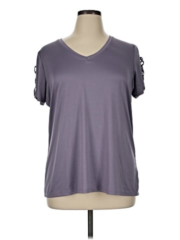 Adrienne Vittadini Short Sleeve Top (view 1)