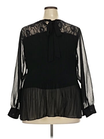 City Chic Long Sleeve Blouse (view 2)