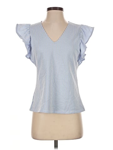 MICHAEL Michael Kors Short Sleeve Blouse (view 1)
