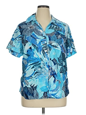 Gloria Vanderbilt Short Sleeve Blouse (view 1)