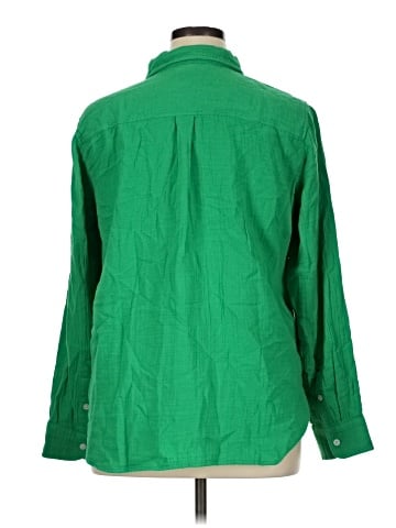 J.Crew Factory Store Long Sleeve Button-Down Shirt (view 2)