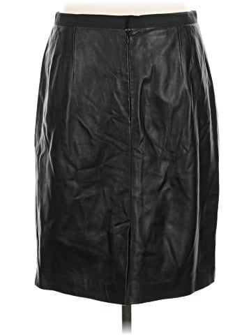 Jaclyn Smith Faux Leather Skirt (view 2)