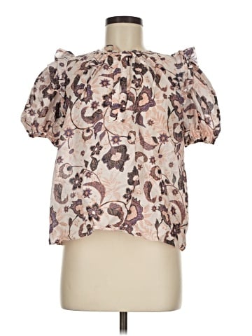 Olivaceous Short Sleeve Blouse (view 1)