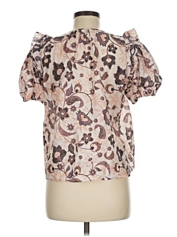 Olivaceous Short Sleeve Blouse (view 2)