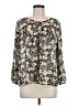 Fun2Fun 100% Polyester Gray Long Sleeve Blouse Size L - photo 1