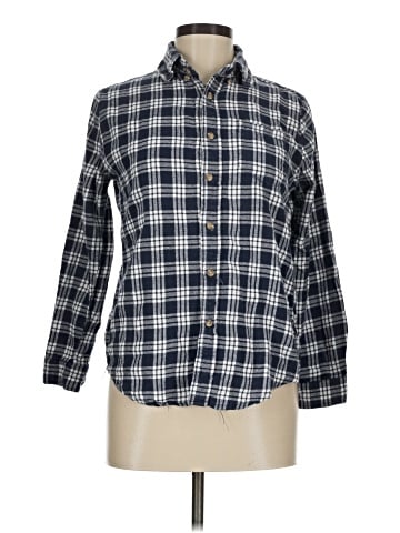Brandy Melville Long Sleeve Button-Down Shirt (view 1)