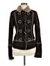 BKE 100% Polyester Hearts Brown Jacket Size M - photo 1
