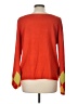 Cato 100% Polyester Argyle Orange Pullover Sweater Size L - photo 2
