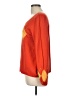 Cato 100% Polyester Argyle Orange Pullover Sweater Size L - photo 5