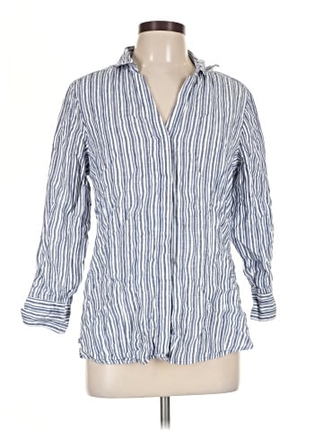Foxcroft Long Sleeve Button-Down Shirt (view 1)