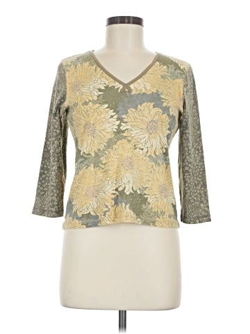 Sigrid Olsen 3/4 Sleeve T-Shirt (view 1)