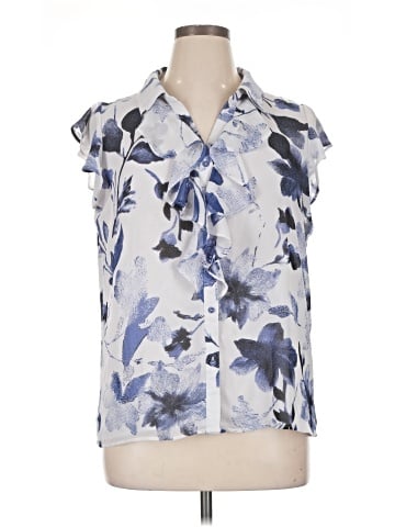 Calvin Klein Short Sleeve Blouse (view 1)