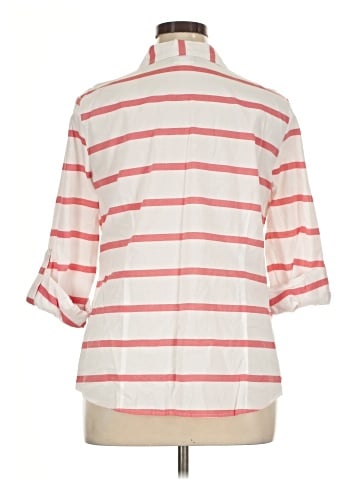 Jaclyn Smith 3/4 Sleeve Button-Down Shirt (view 2)