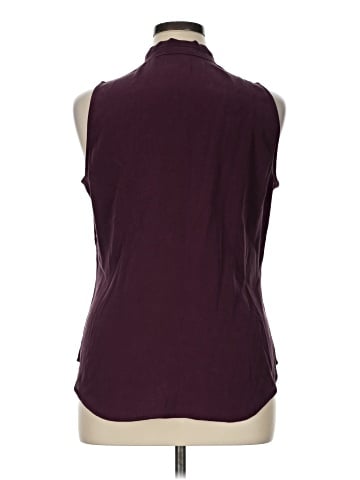 Max Studio Sleeveless Silk Top (view 2)