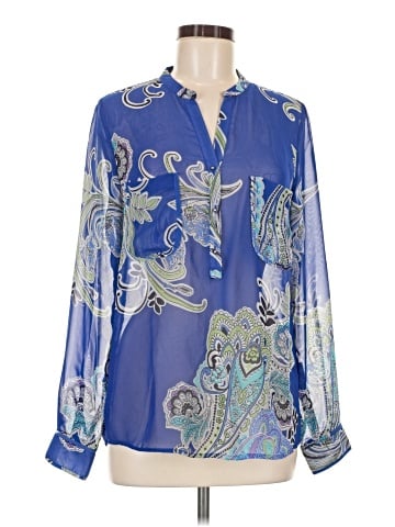DressBarn Long Sleeve Blouse (view 1)