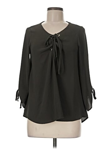 Sage Long Sleeve Blouse (view 1)