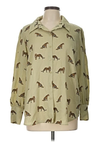Ann Taylor Factory Long Sleeve Blouse (view 1)