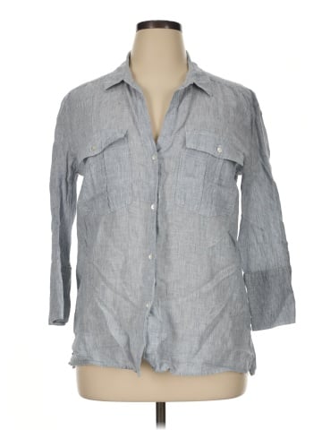 James Perse 3/4 Sleeve Button-Down Shirt (view 1)
