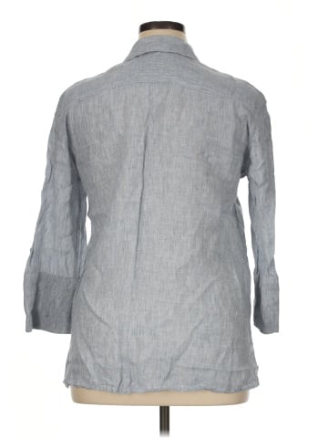 James Perse 3/4 Sleeve Button-Down Shirt (view 2)