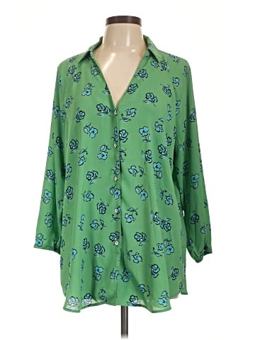 CAbi 3/4 Sleeve Blouse (view 1)
