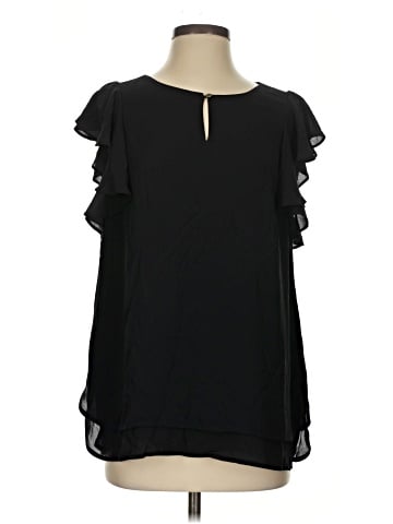Susan Graver Short Sleeve Blouse (view 1)