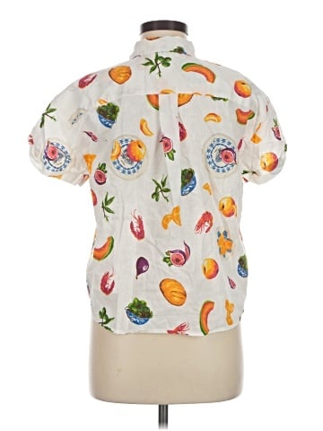 J.Crew Factory Store Short Sleeve Blouse (view 2)